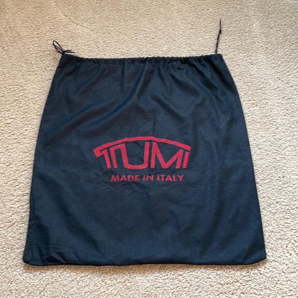 TUMI Drawstring Black Dust Bag